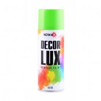 Акриловая флуоресцентная краска зеленая Decor Lux 450мл - Nowax NX48046 (фото 1)
