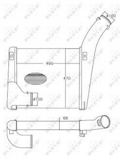 Автозапчасть NRF 30551