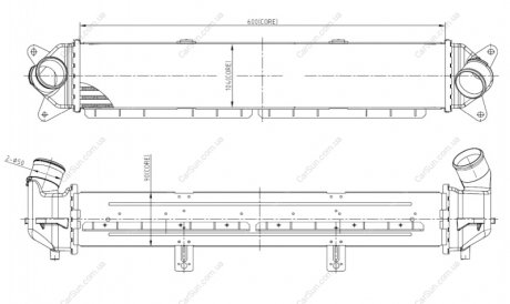 CHLODNICA INTERCOOLER NRF 309060