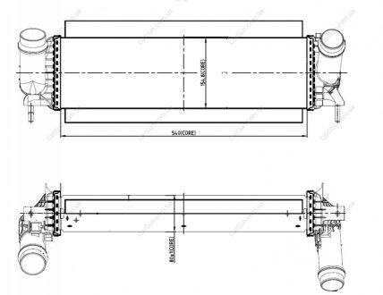 CHLODNICA INTERCOOLER NRF 309061