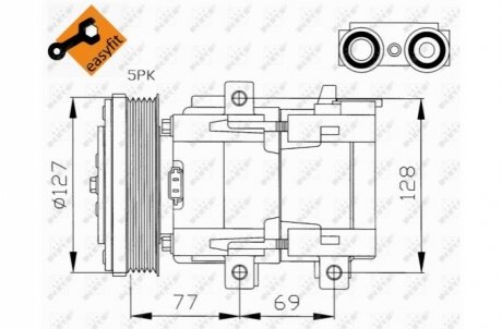 Компрессор, кондиционер NRF 32061