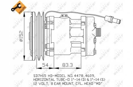 Автозапчастина NRF 32756