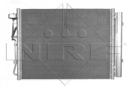 Радиатор кондиционера - (6940009001 / 6840009102 / 6840009101) NRF 350018 (фото 1)