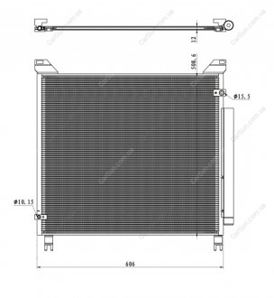 SKRAPLACZ KLIMATYZACJI TOYOTA HILUX 15- NRF 350499