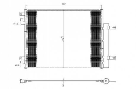 ОХОЛОДЖУВАЧ КОНДИЦІОНЕРУ NRF 350506