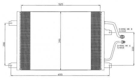 Конденсатор, кондиционер NRF 35312