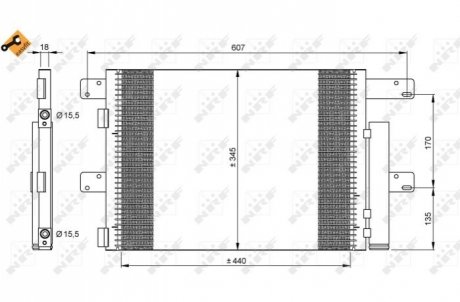 Автозапчасть NRF 35896