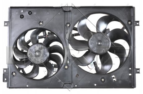 К-кт вентиляторов охлаждения двигателя - (6X0959455C / 6X0959455A / 6X0959455) NRF 47059 (фото 1)