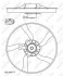 Вентилятор, охлаждение двигателя NRF 47070 (фото 1)