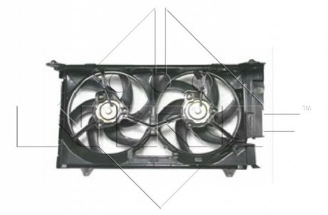 Вентилятор, охлаждение двигателя NRF 47075 (фото 1)