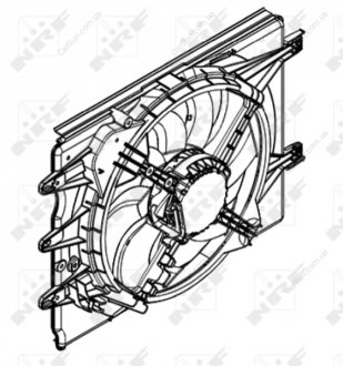 Вентилятор, система охолодження двигуна NRF 47596