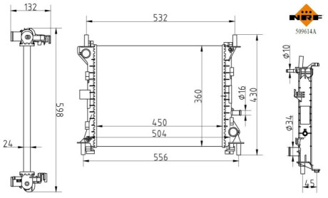 КУЛЕР ДЛЯ ВОДИ NRF 509614A