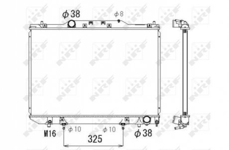 Радіатор охолоджування NRF 53319