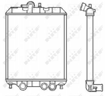 Радиатор, охлаждения дивгателя NRF 53618