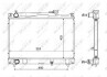 Радіатор, система охолодження двигуна NRF 53882 (фото 1)