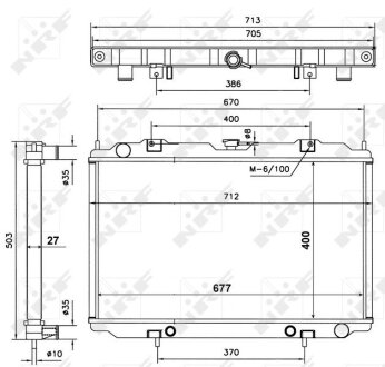 Автозапчасть NRF 56087