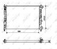 Радіатор, система охолодження двигуна NRF 58169 (фото 1)
