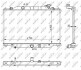 Радіатор, система охолодження двигуна NRF 59206 (фото 1)