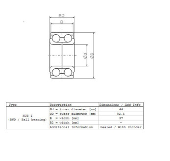 Автозапчасть NSK ZA44BWD02ACA9601D