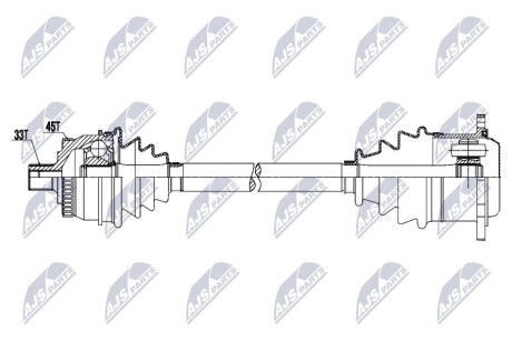 DRIVESHAFT NTY NPW-AU-097