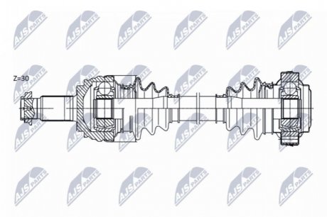 Приводной вал NTY NPW-BM-174