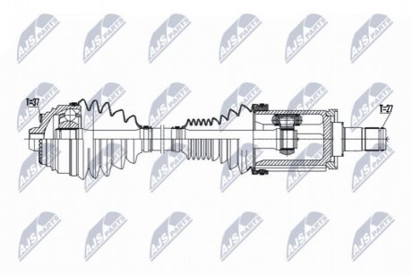 Приводний вал NTY NPW-BM-179