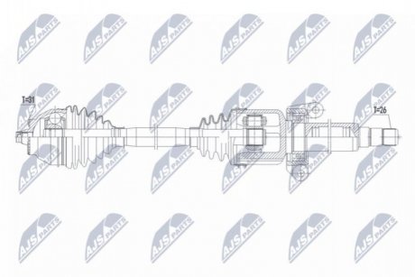 Приводной вал NTY NPW-BM-185