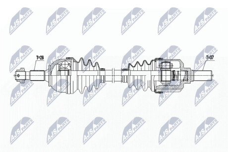 ПОЛУОСЬ NTY NPW-CT-141