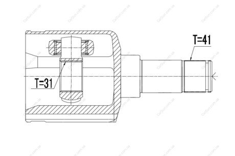 Комплект шарнірів, приводний вал NTY NPW-FR-061