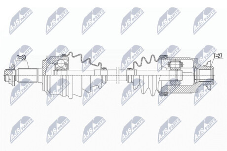 ПІВВІСЬ | HONDA HR-V 1.5 16- /ПЕРЕД,ПРАВ,ATM/ NTY NPW-HD-096