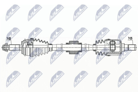 DRIVESHAFT NTY NPW-KA-398