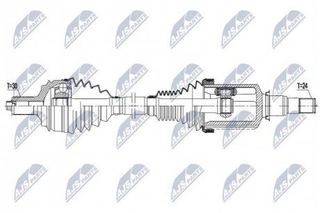 Приводной вал NTY NPW-ME-154