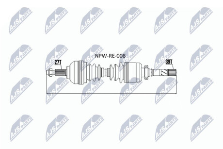 Автозапчасть NTY NPW-RE-008