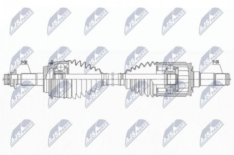 Приводний вал NTY NPW-TY-181