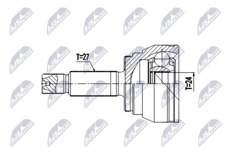 Автозапчастина NTY NPZ-KA-369