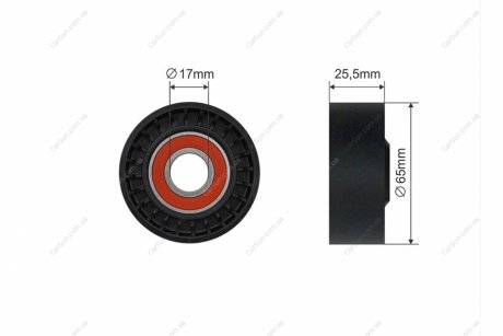 РОЛИК РУЧЕЙКОВОГО РЕМЕНЯ | MERCEDES C-CLASS (W204), E-CLASS (W212), GLK (X204) 2.2, JEEP COMPASS 2.2CRDI 10- NTY RNK-ME-053