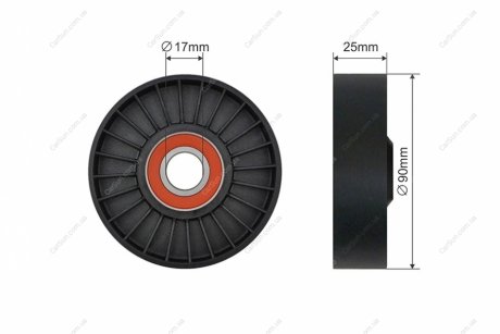 РОЛИК РУЧЕЙКОВОГО РЕМЕНЯ | OPEL ASTRA G, VECTRA B, C, SIGNUM, SAAB 9-3 2.0-2.2 DTI NTY RNK-PL-038