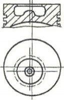 Поршень NURAL 8710390030 (фото 1)