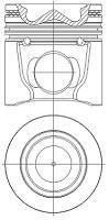 Поршень Ø108Mm Volvo, Renault, Deutz D7E/d7F/dxi5/dxi7/tcd2013 (Компл. Палець+ Кільця) NURAL 87-430000-00