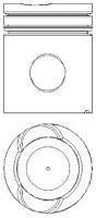 Поршень Ø127Mm (Std) Neoplan Cityliner/skyliner/spaceliner/transliner, Scania 3 Bus/4-Series Ds11.34-Dsc11.79 >1988 NURAL 87-962000-30