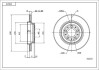 Диск гальмівний /T/VOLVO XC90 03- PRO OEM 250215 (фото 1)