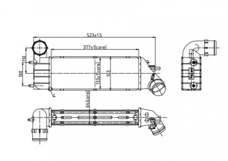 CHLODNICA POWIETRZA CITROEN C8 2.2HDI 02 OEM 605664