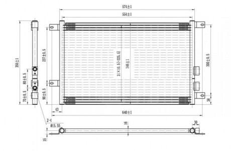 CHLODNICA DO KLIMAT.ALFA ROMEO 156 97- OEM 606224