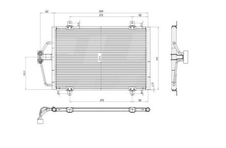 CHLODNICA DO KLIMAT.MEGANE 1.4,1.6 95-98 OEM 606400