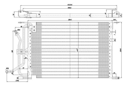 CHLODNICA DO KLIMAT.FIESTA IV 1.3 95- OEM 606542