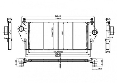 CHLODNICA POWIETRZA LAGUNA 1.9DCI 00- OEM 607413