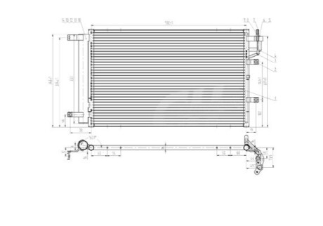 CHLODNICA DO KLIMAT.KIA CERATO 1.5CRDI OEM 607432