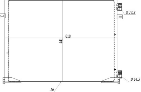 CHLODNICA DO KLIMAT.TRAFFIC 1.9DTI 01- OEM 614483