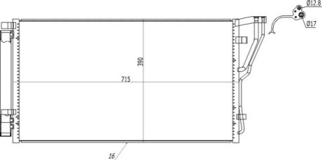 CHLODNICA DO KLIMAT.SONATA 2.0I-2.4I 10- OEM 614528