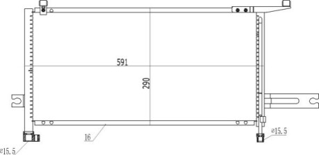 CHLODNICA DO KLIMAT.MICRA 98-02 OEM 614545